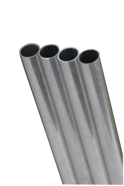 Aluminum tube 12 inches by 5/32 inch from Emery Jensen Hobby Craft Metals, displayed on a white background.