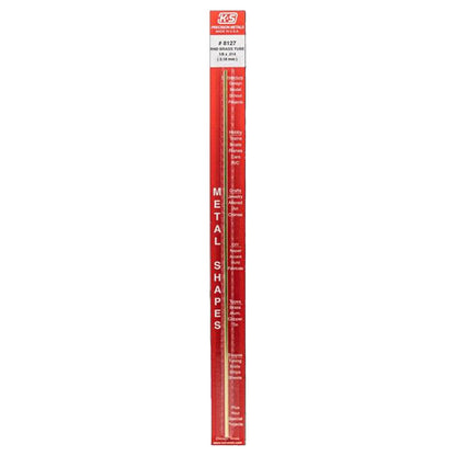 TUBE ROUND BRASS 12X1/8"