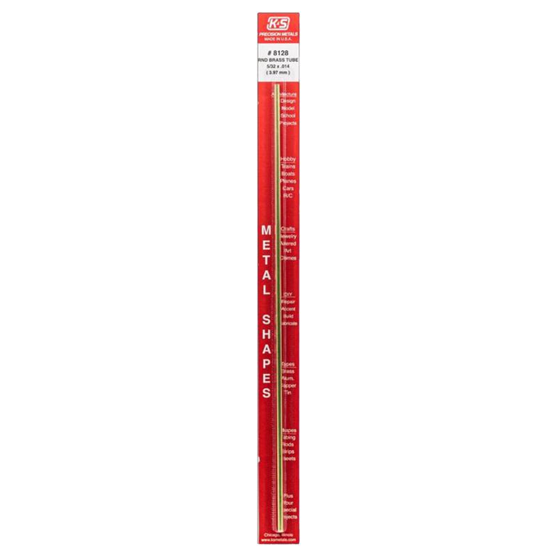 TUBE ROUND BRASS 12X5/32"