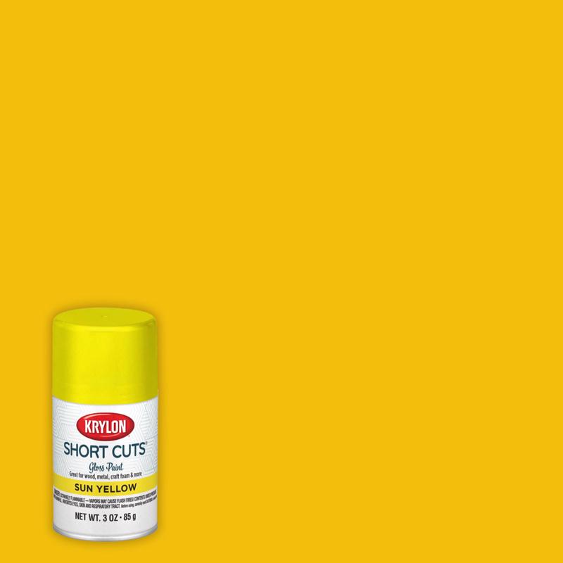 SPRAY 3OZ GLOSS YELLOW - Pack of 6