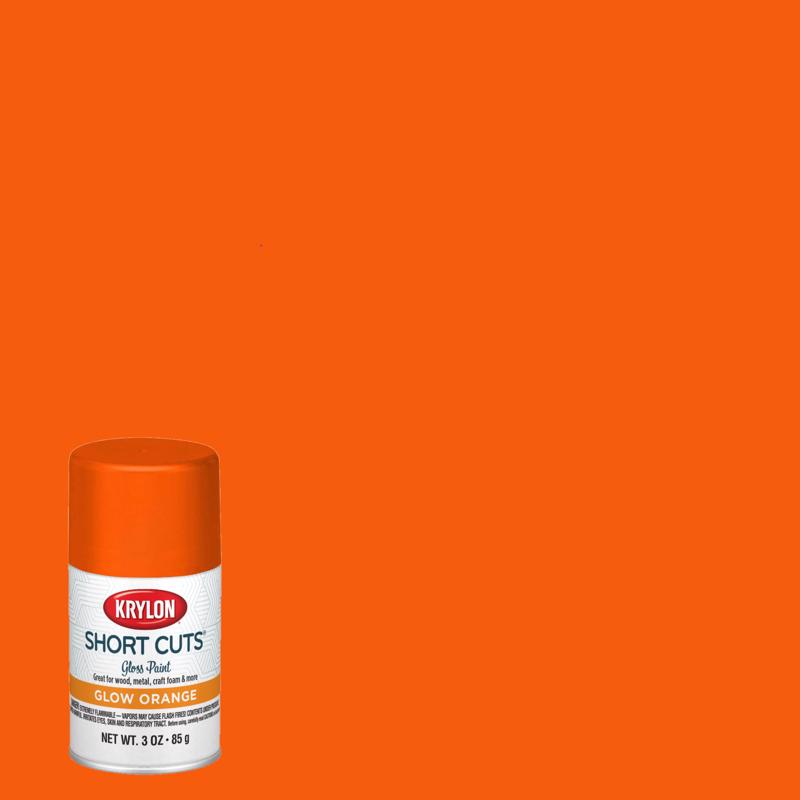 SPRAY PAINT GLOW ORG 3OZ - Pack of 6