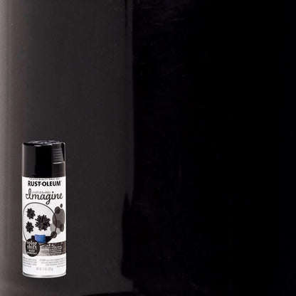 SPRYPAINT BLK BASE 11OZ - Pack of 4