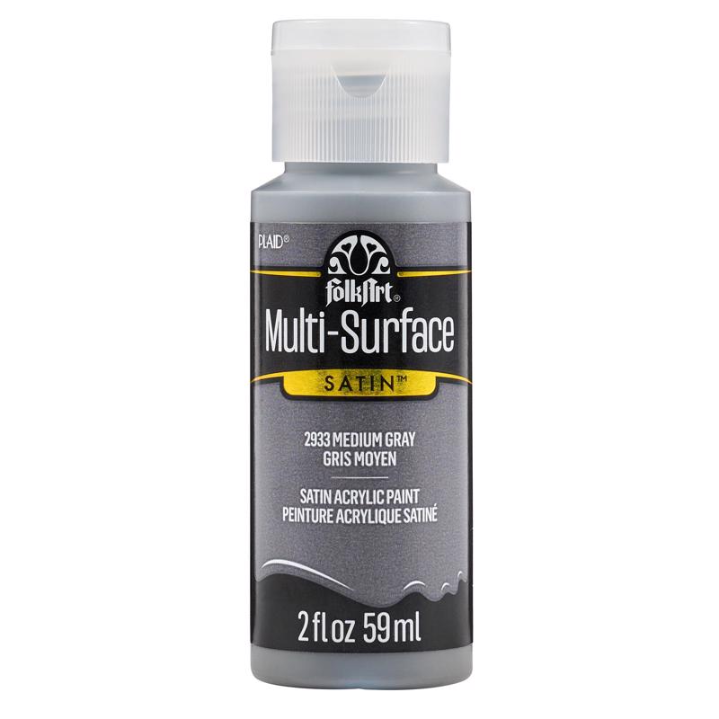 PAINT MEDIUM GRAY 2OZ - Pack of 3