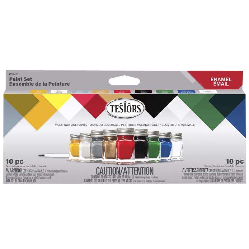 PAINT SET ENAML AST 10PC - Pack of 6