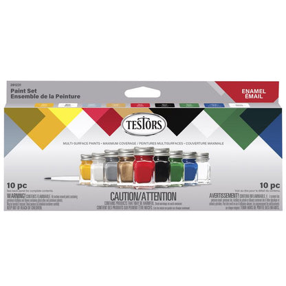 PAINT SET ENAML AST 10PC - Pack of 6