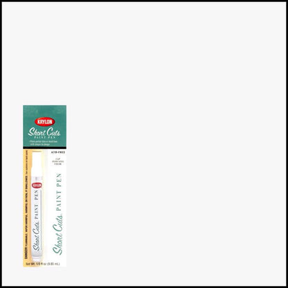 SHRTCUT PAINT PEN GLSWHT - Pack of 6