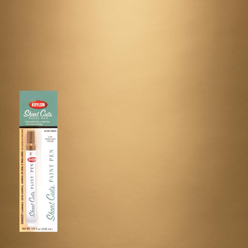 SHRTCUT PAINT PEN GOLD - Pack of 6