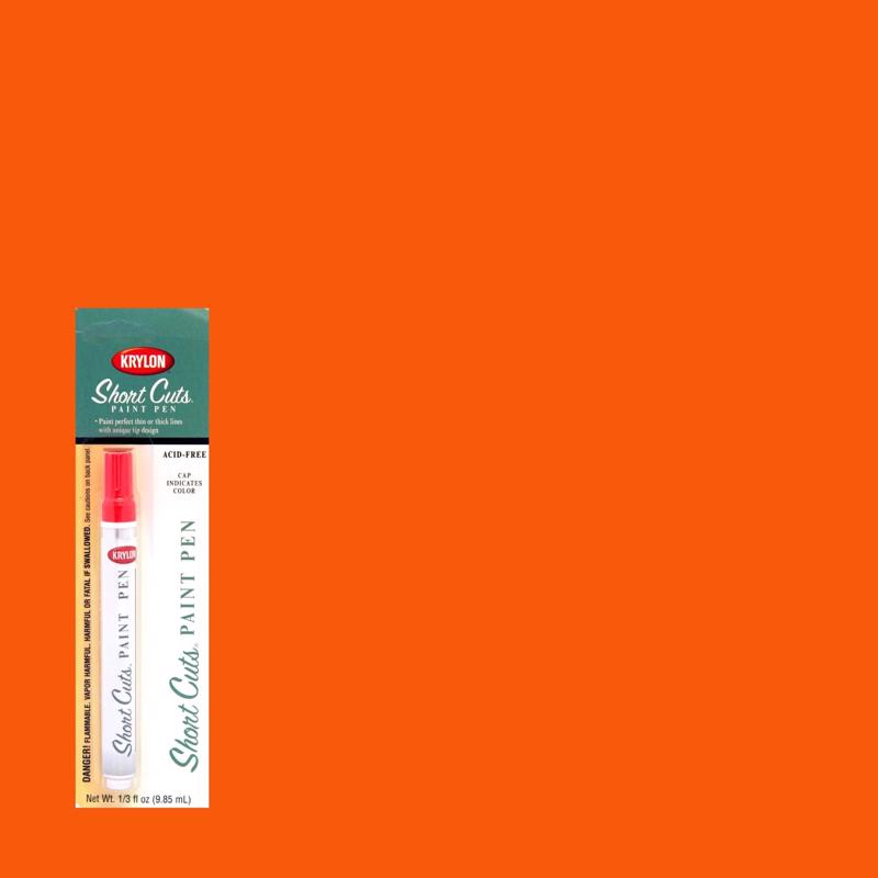 SHRTCUT PAINT PEN ORANGE - Pack of 6
