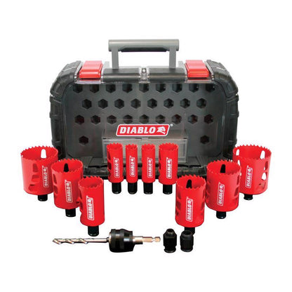 HOLE SAW KIT Bi-mtl 14PC