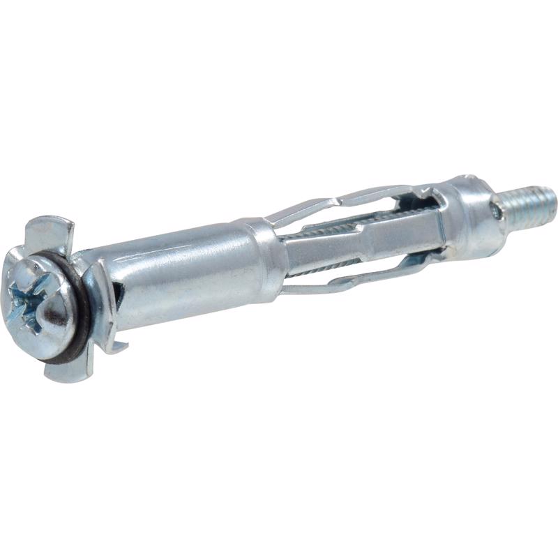 Emery Jensen hollow wall anchor 1/8L, metal drywall fastener for secure mounting in hollow walls, shown in the image.