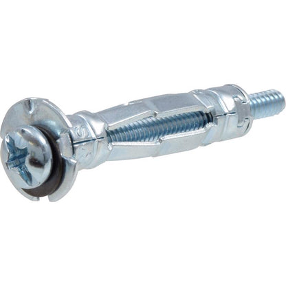 Emery Jensen hollow wall anchor 1/8S for securing items in drywall, shown in a close-up image of the anchor.