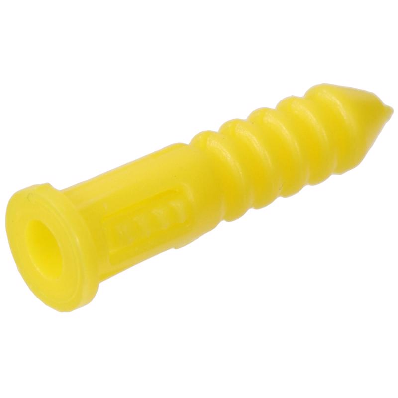 Emery Jensen hollow wall RIB anchor in yellow, size 4-6-8 x 7/8 inch, shown in a close-up image for secure drywall fastening.
