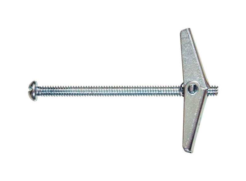 Emery Jensen hollow wall toggle bolt with wing, 5/16 x 6 inches, shown in a close-up view for secure wall mounting.
