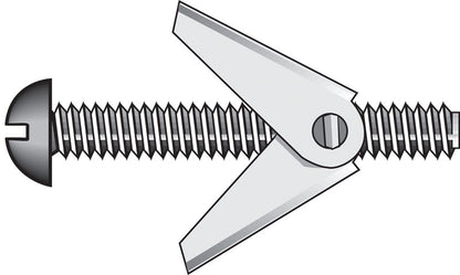 Emery Jensen hollow wall toggle bolt 3/16x6 inches for secure mounting in drywall or hollow walls.
