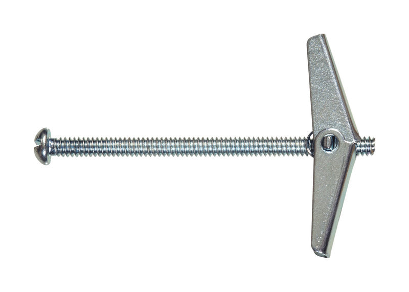 Emery Jensen hollow wall toggle bolt 3/8-16x4 inches, pack of 8, designed for secure mounting in drywall or hollow walls.