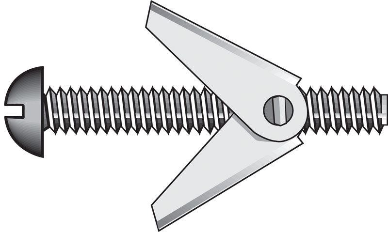 Emery Jensen hollow wall toggle bolt Rund 1/4x5 inch for secure mounting in drywall or hollow walls.