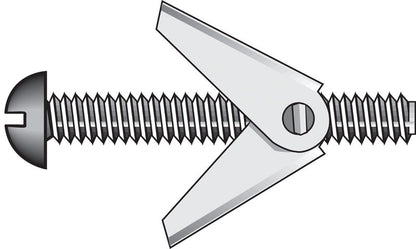 Emery Jensen hollow wall toggle bolt TRUS 1/8x2 inch for secure mounting in drywall or hollow walls.