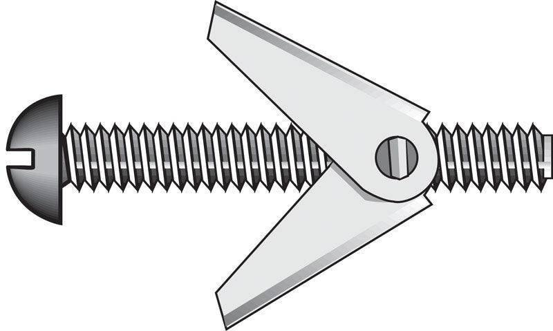 Emery Jensen hollow wall toggle bolt TRUS 1/8x4 inch for secure mounting in drywall or hollow walls.