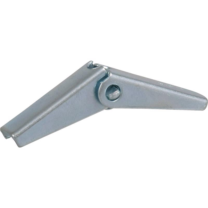 Emery Jensen hollow wall toggle wing anchor 1/8 inch size, shown in image with open wings ready for installation.