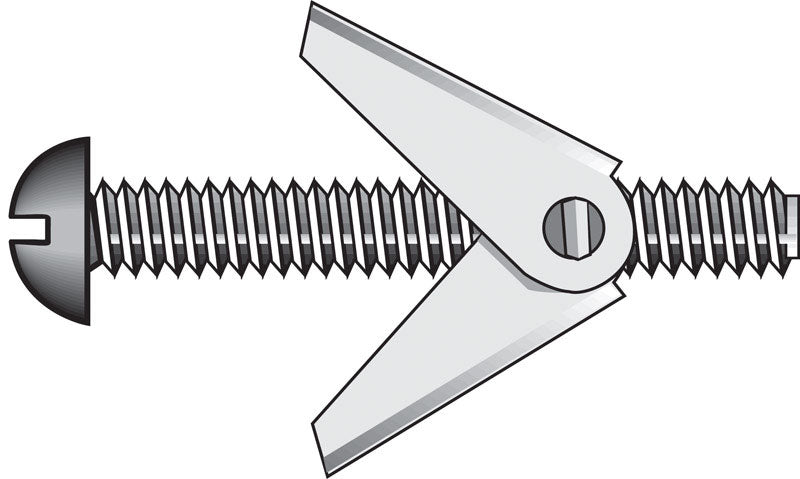Emery Jensen hollow wall Trus Toggle Bolt 1/8x3 inch for secure mounting in drywall or hollow walls.