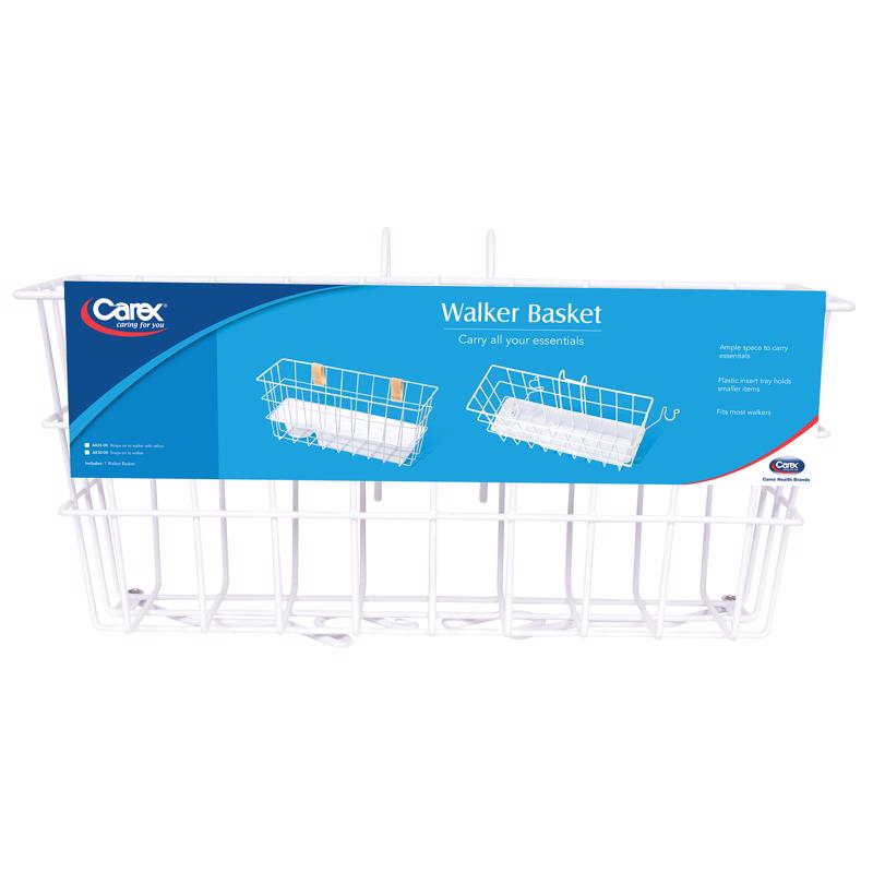 WALKER BASKET WHTE 16.5"