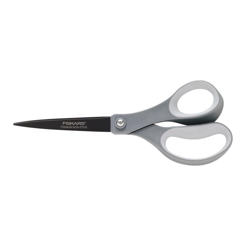 Emery Jensen Titan8 home and office scissors with soft grip handles, sharp blades for precise cutting tasks.
