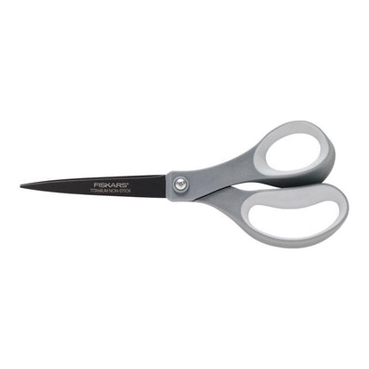 Emery Jensen Titan8 home and office scissors with soft grip handles, sharp blades for precise cutting tasks.