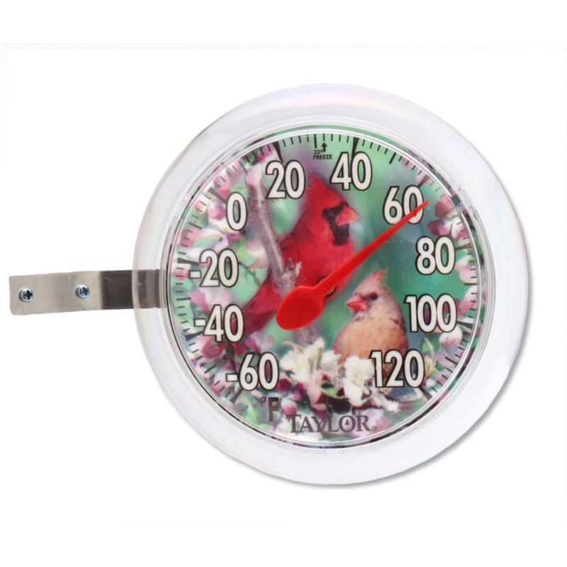 THEROMETER 6"RND BIRDS