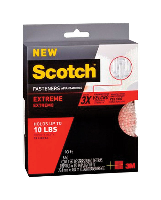 FASTENER 1"X10'CLR EXTRM