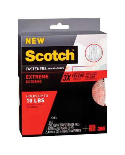FASTENER 1"X10'CLR EXTRM