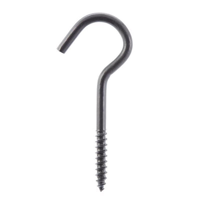 Emery Jensen ceiling hook 1/4x3-3/8 inch for securing hanging items, made of durable metal with a curved hook design.