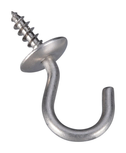 CUP HOOK 3/4" SS - Pack of 5