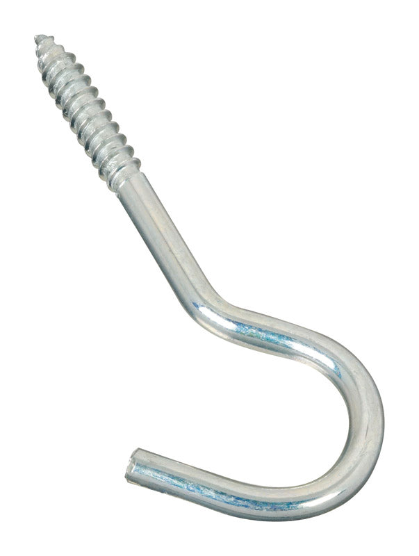 Emery Jensen screw hook ZNC1/4x4-1/4 inch, metal hook with screw end for hanging or securing items in various applications.