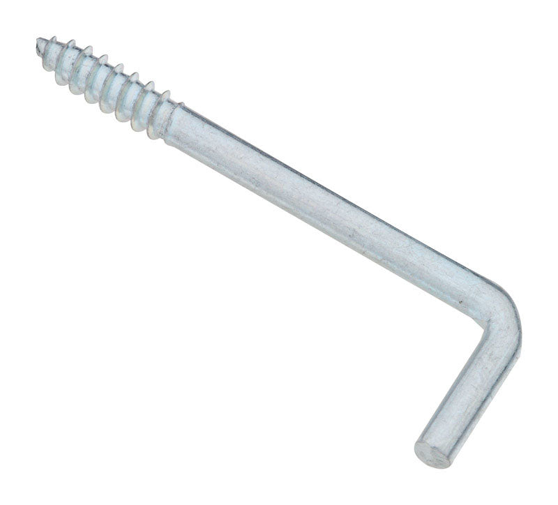 Emery Jensen SQ Bend Screw Hook 2-1/4 inch showing a metal hook with a square bend and screw attachment for hanging.