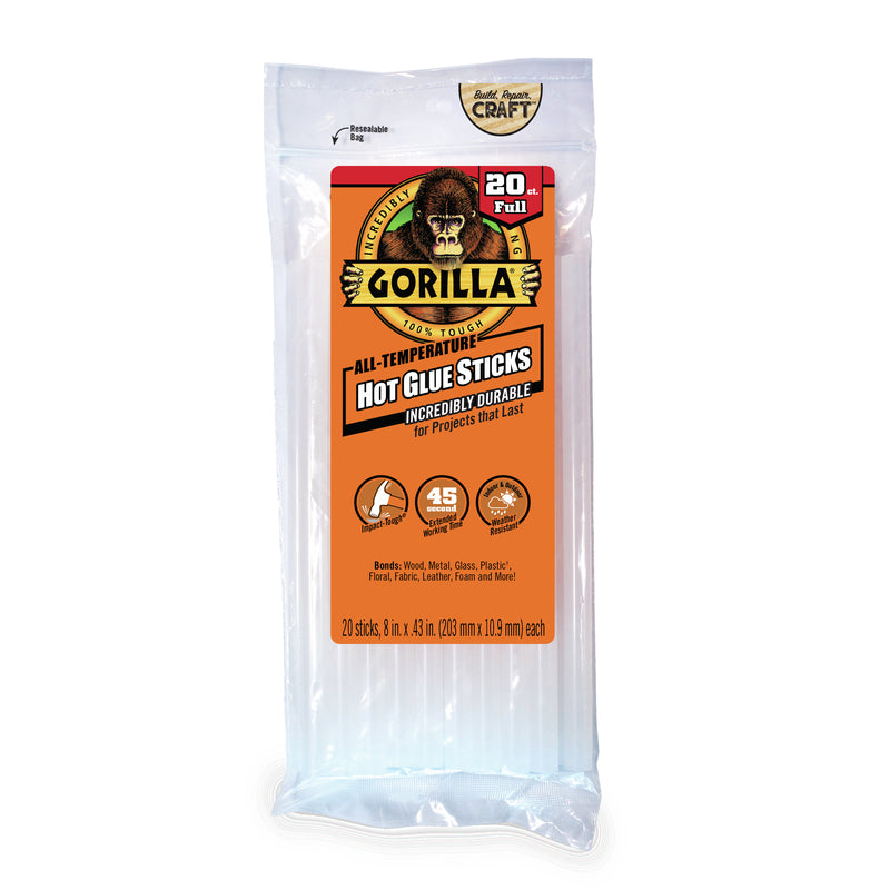 GORILLA GLU STCK 8" 20PK - Pack of 4