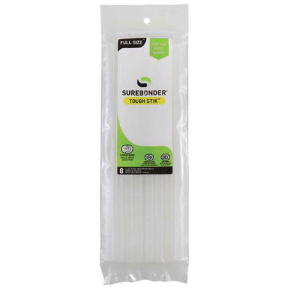 HOT GLU STCKS CLR 10"8PK
