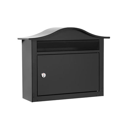 Emery Jensen Sartoga 13-inch house-mounted lock mailbox with secure front access and durable metal construction.
