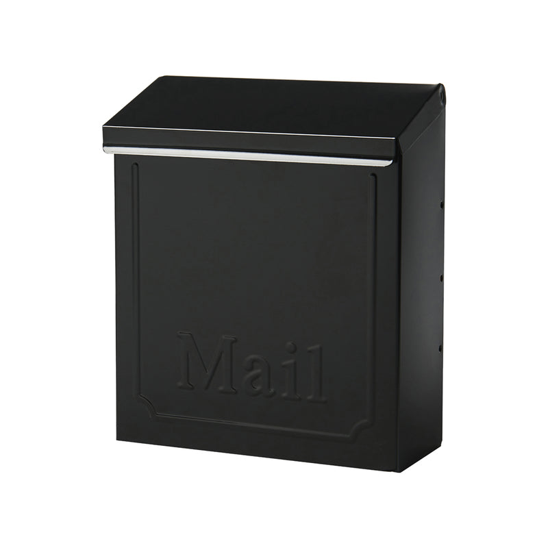 MAILBOX Vert+lock BLK