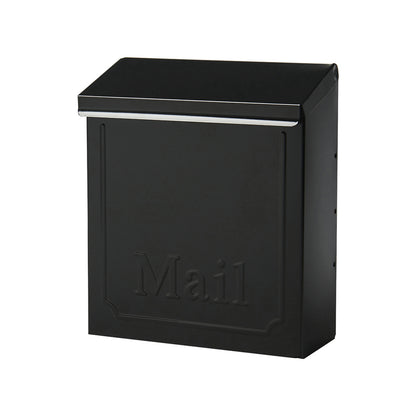 MAILBOX Vert+lock BLK