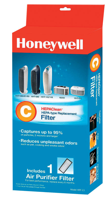 Emery Jensen HEPAclean Filter C for humidifiers, rectangular air filter with white frame and filtration material.