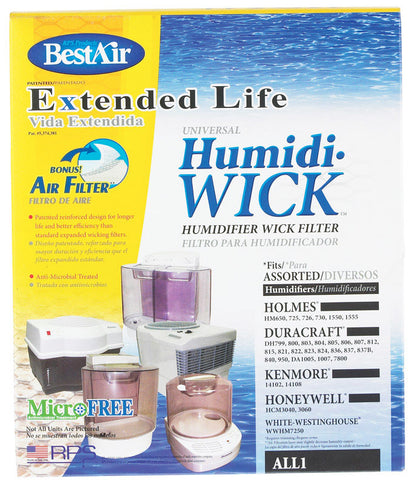HUMIDIFIER WICK 1PK