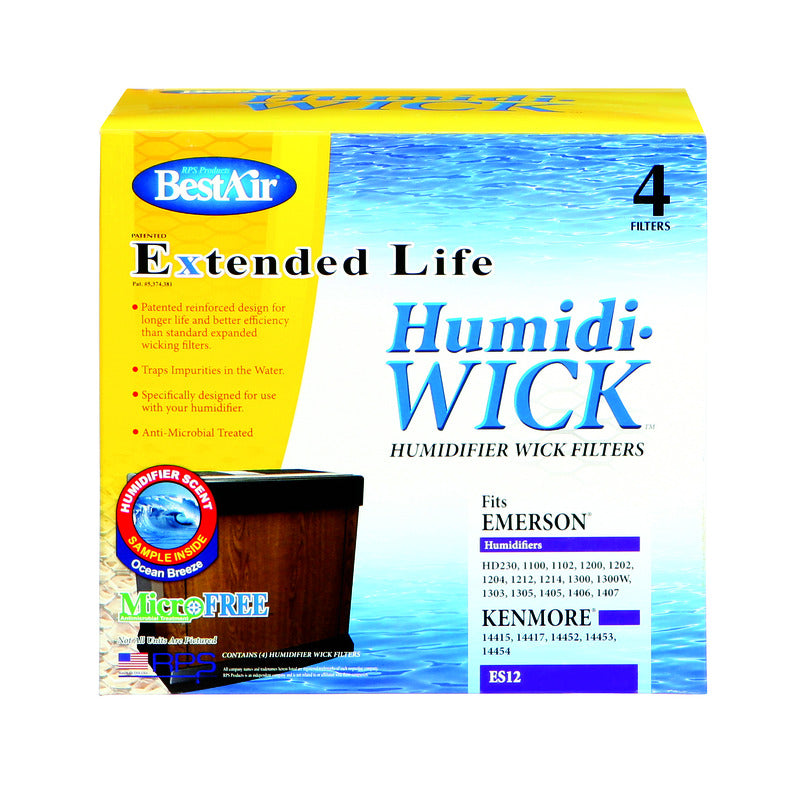Emery Jensen Water Wick ES12 humidifier part showing a replacement wick filter for humidifier maintenance.