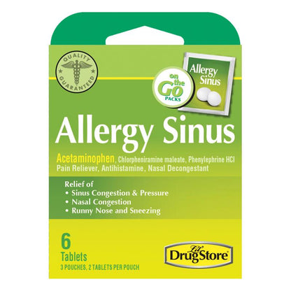 ALLERGY & SINUSRELIEF6CT - Pack of 6