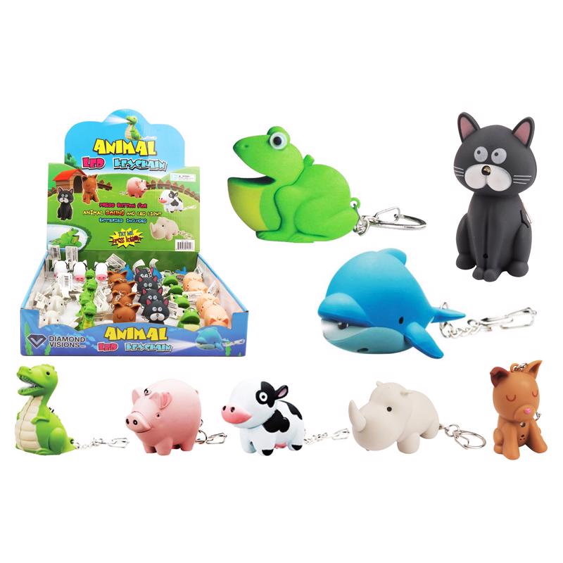 ANIMAL LED KEYCHAIN - Pack of 30