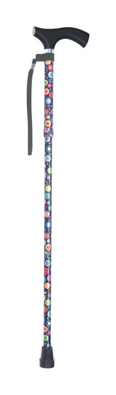 Emery Jensen Bubbles walking stick, impulse novelty umbrella with colorful bubble design, lightweight and durable for outdoor use.