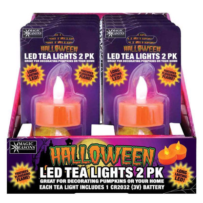 FLAMELESS LED TEA LGHTS - Pack of 12