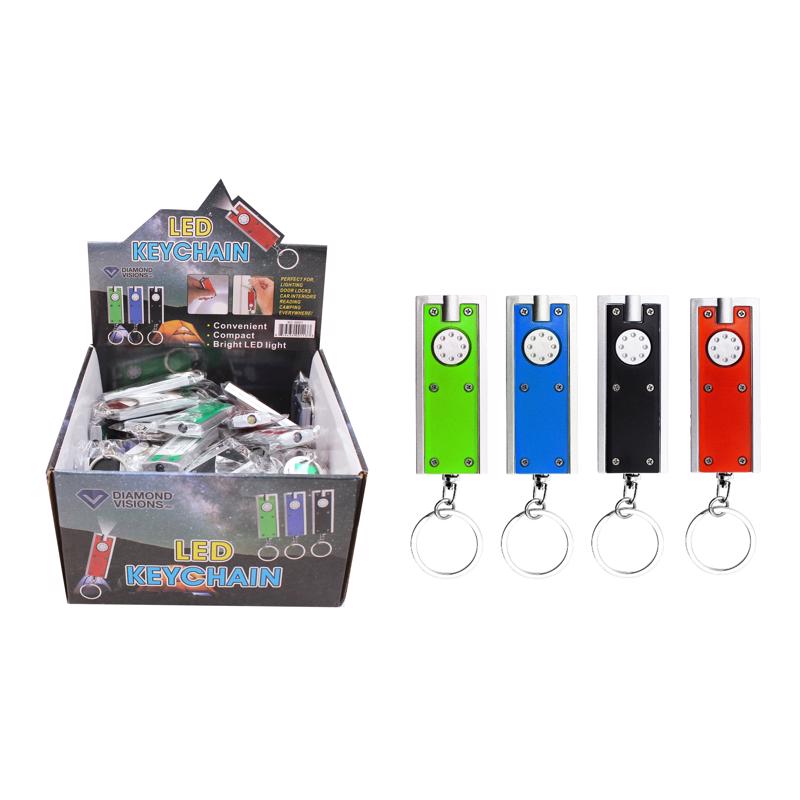 FLAT LED KEYCHAIN - Pack of 72