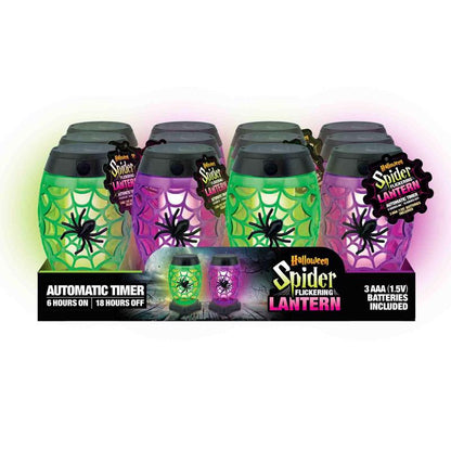 HALLOWEEN DECOR SPIDER - Pack of 12