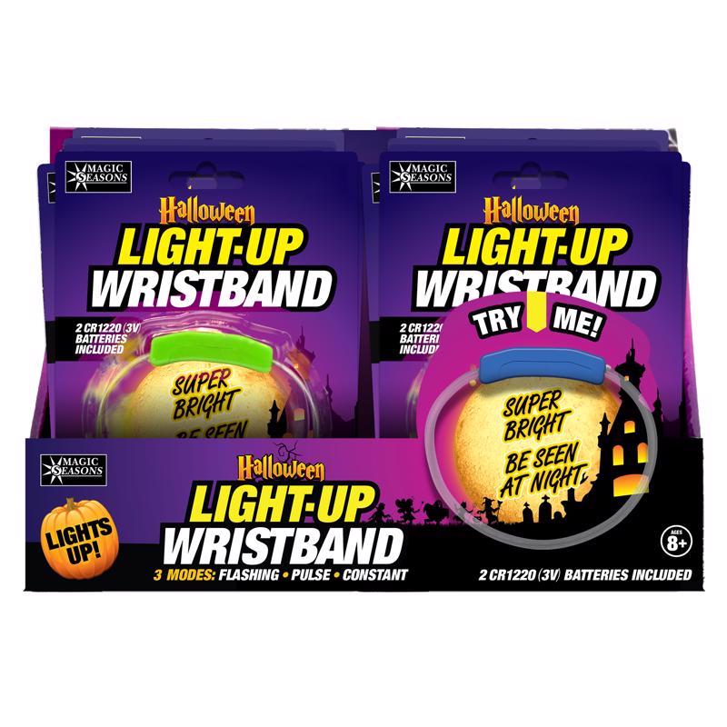 HALLOWEEN FLASH WRISTBND - Pack of 24