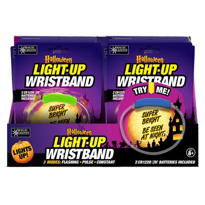 HALLOWEEN FLASH WRISTBND - Pack of 24
